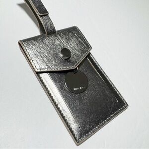 Jimmy Choo Vintage Silver Luggage Tag NWOT